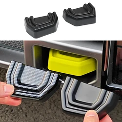 Matte Black/Carbon Fiber Color Trailer Hook Cover For Chery Jetour Traveller Jetour T2 2023 2024 Trailer Cover Trim Stickers