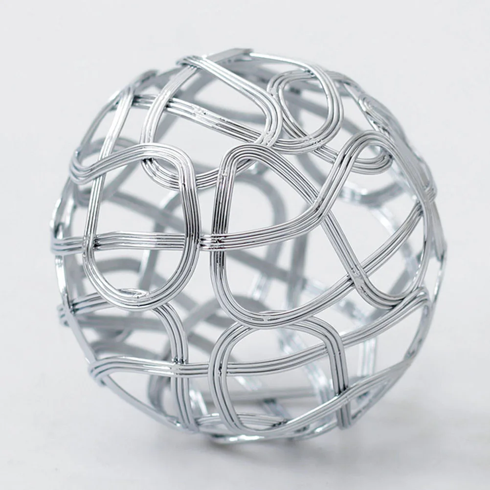 

2 Pcs Rod Decorative Curtain Rod End Head Iron Material Bedroom Living Room Telescopic Roman Pole End Home Accessory