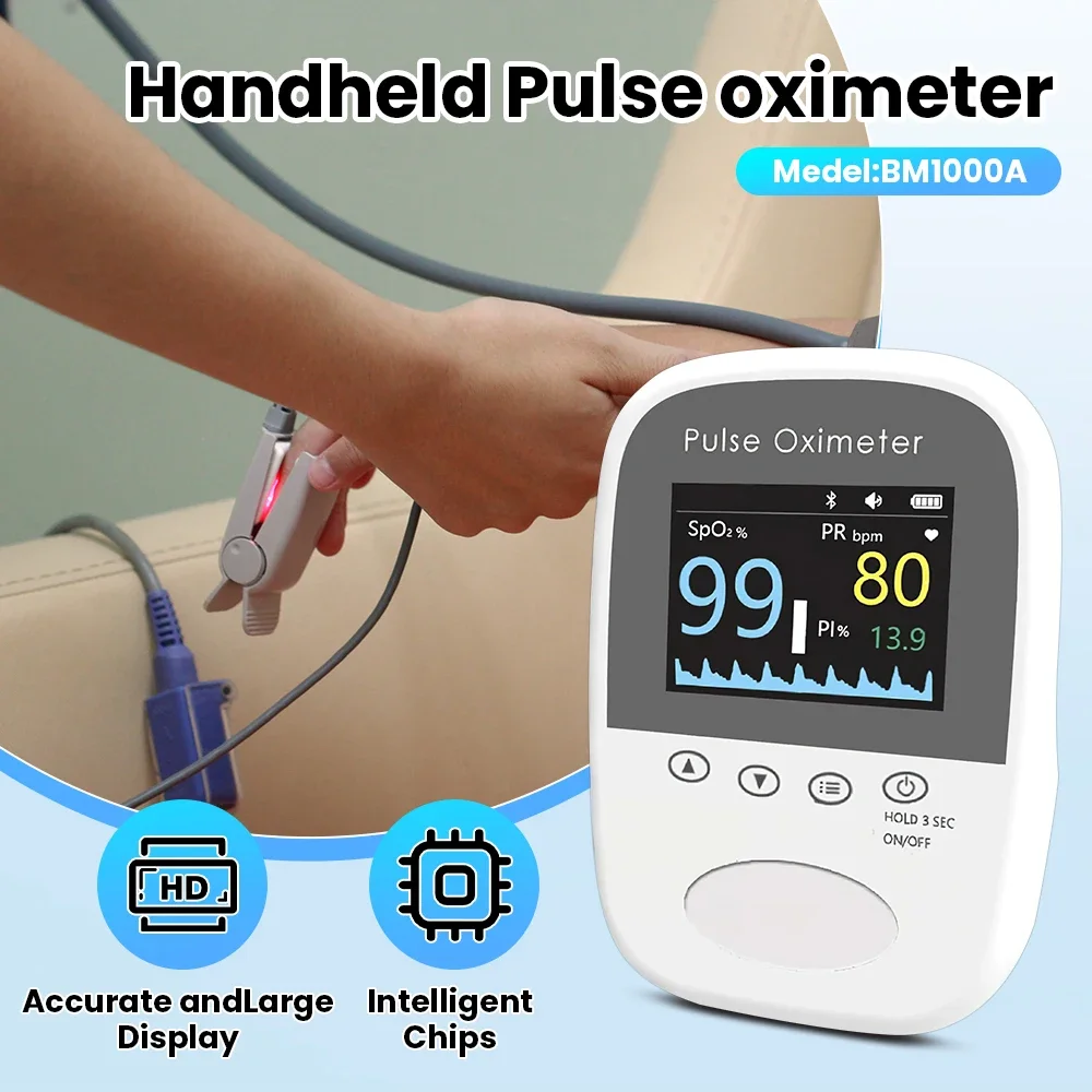 

Пульсоксиметр BM1000 принимает фотоэлектрическую технологию проверки оксигемоглобина, интегрированную с импульсным сканированием емкости)