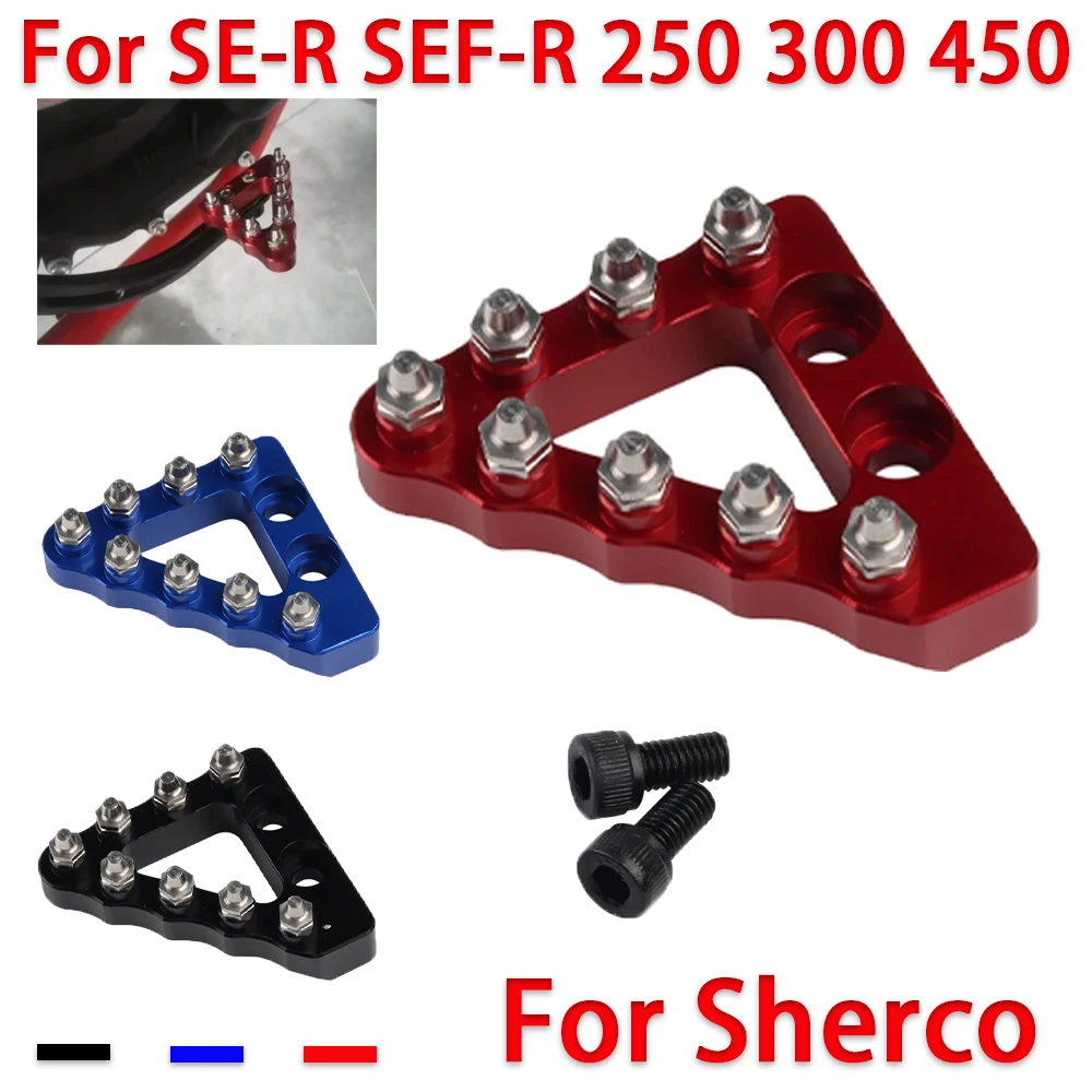 

Motorcycle Rear Brake Pedal Plate Gear Shift Lever Tip For Sherco 4.5i SE-R SEF-R SER SEFR 250 300 450 2014 - 2020 Accessories
