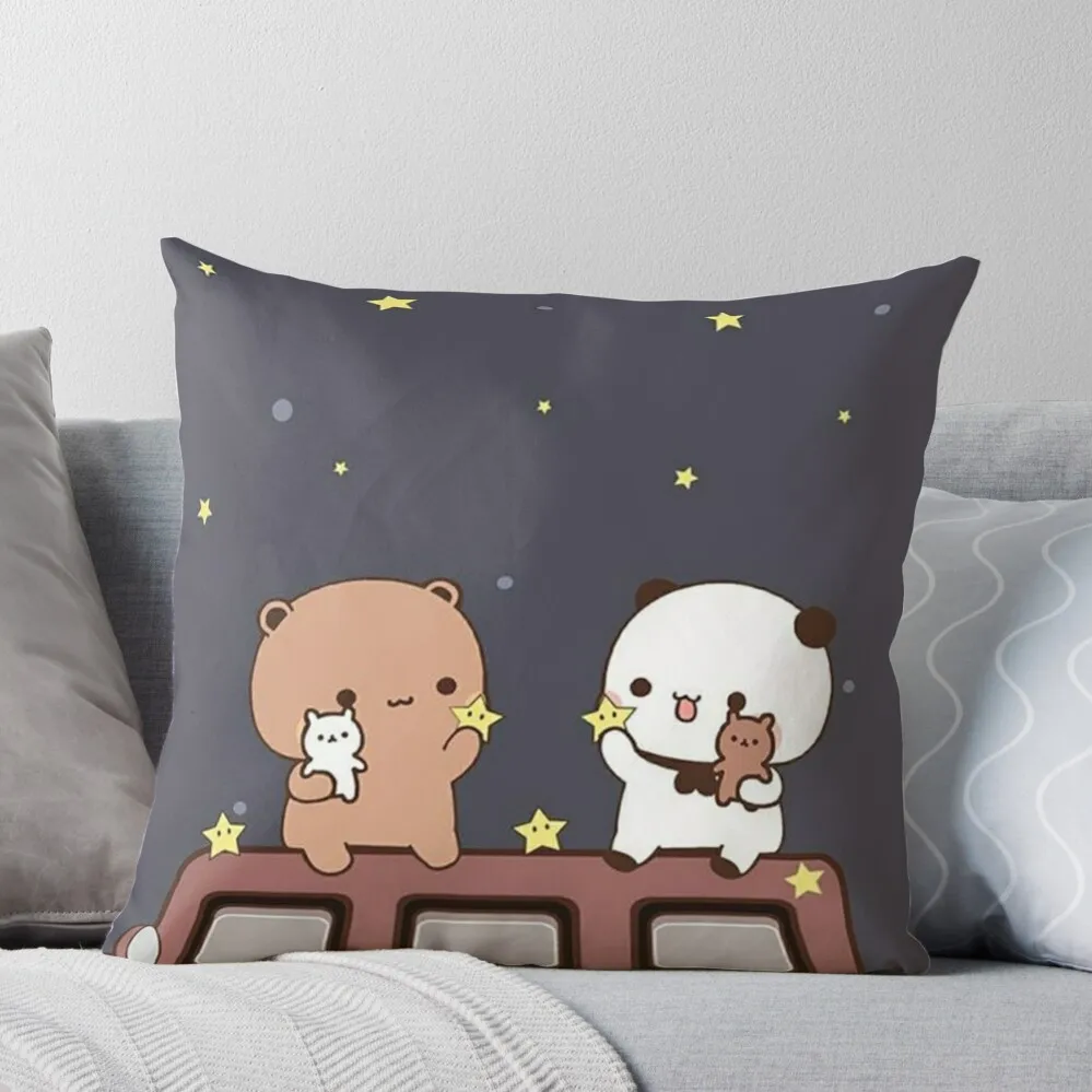 

Bubu and Dudu Watching The Moon Together Throw Pillow Cushions Decorative Cushions For Luxury Sofa Decorative Cushion Cover