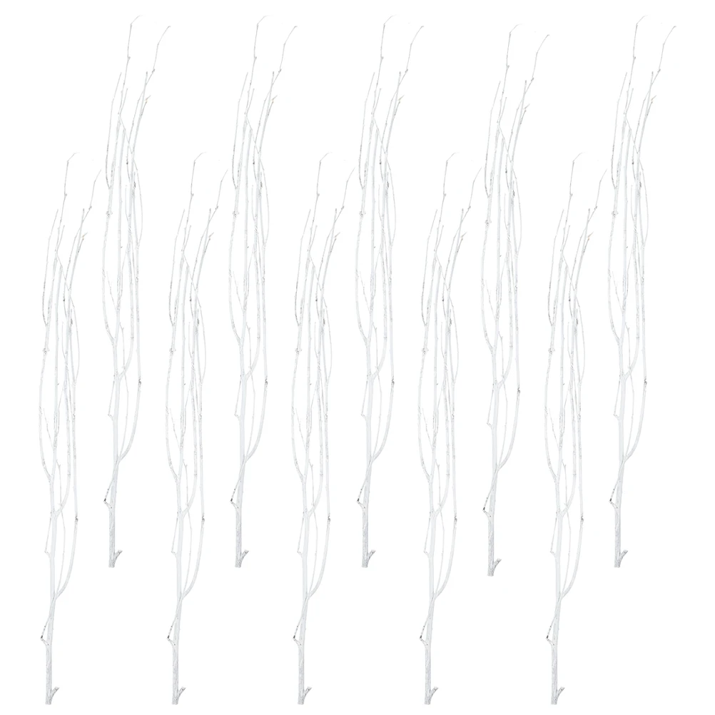 

12 Pcs Decoration Branch Artificial Natural Tree Branches Wood for Birch Dried Dry Twigs Vase