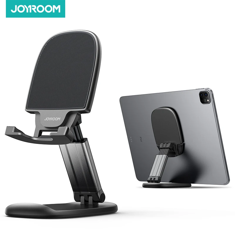 Joyroom Foldable Cell Phone Stand Fully Adjustable Folding Desktop Phone Holder For 4.7-11