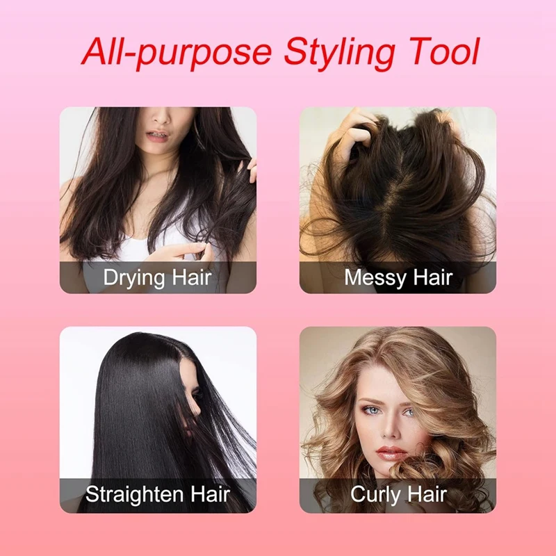 For Dyson Airwrap HD01 HD05 Curling Iron Recision Styling Nozzle+Round Hair Brush Create Inward Outward Curls Hairstyle