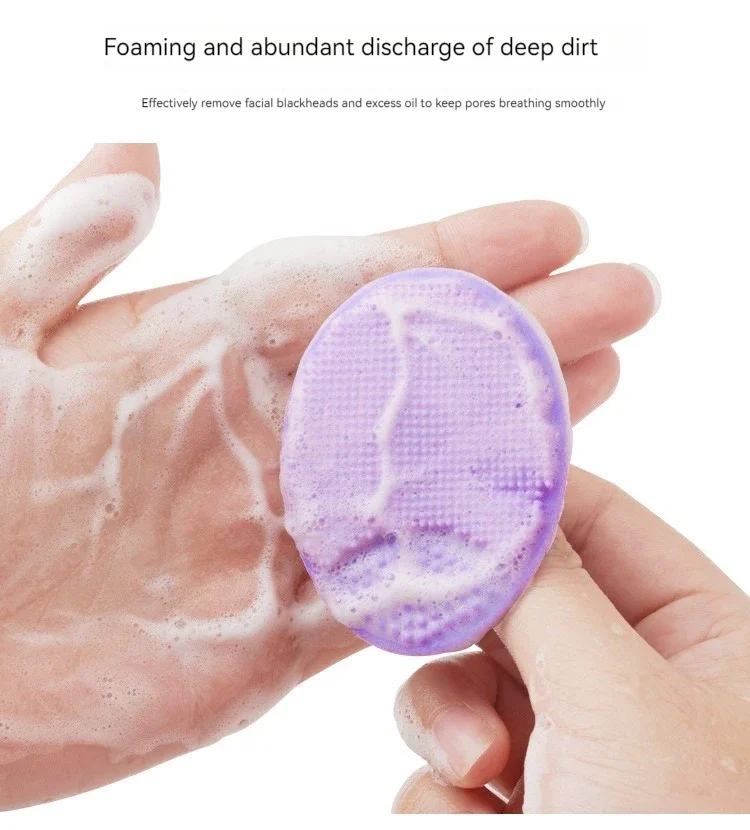 Épurateur de visage en Silicone, brosse de nettoyage du visage, exfoliant, points noirs, acné, brosse de lavage du visage pour un nettoyage en profondeur, soins de la peau