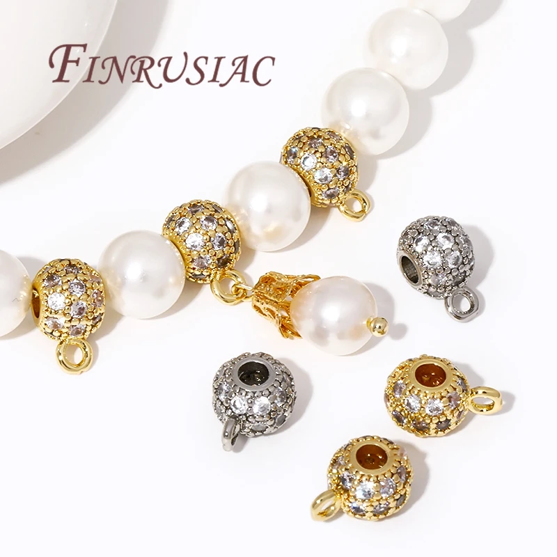 Бейл держатель для кулона/Бейл подвесной/Латунные подвески с покрытием из 18-каратного золота и цирконом, с замкнутым кольцом, тюк для подвесок, аксессуары для ювелирных изделий, искусственные подвески Бейл держатель для кулона/Бейл подвесной/Латунные подвески с покрытием из 18-каратного золота и цирконом, с замкнутым кольцом, тюк для подвесок, аксессуары для ювелирных изделий, искусственные подвески