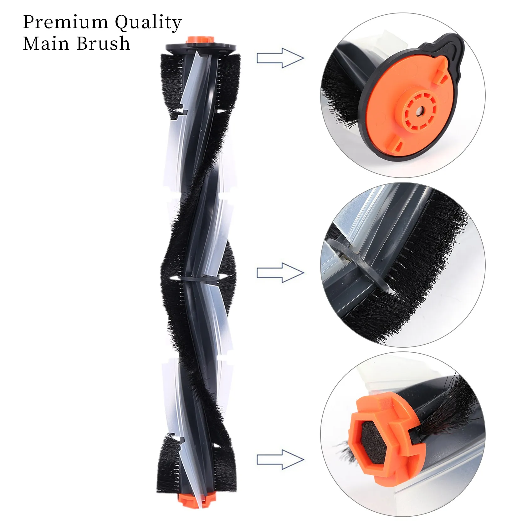 فرشاة دوارة من BrushMain لأجزاء المكنسة الكهربائية D Series D7 D5 D3 D8500