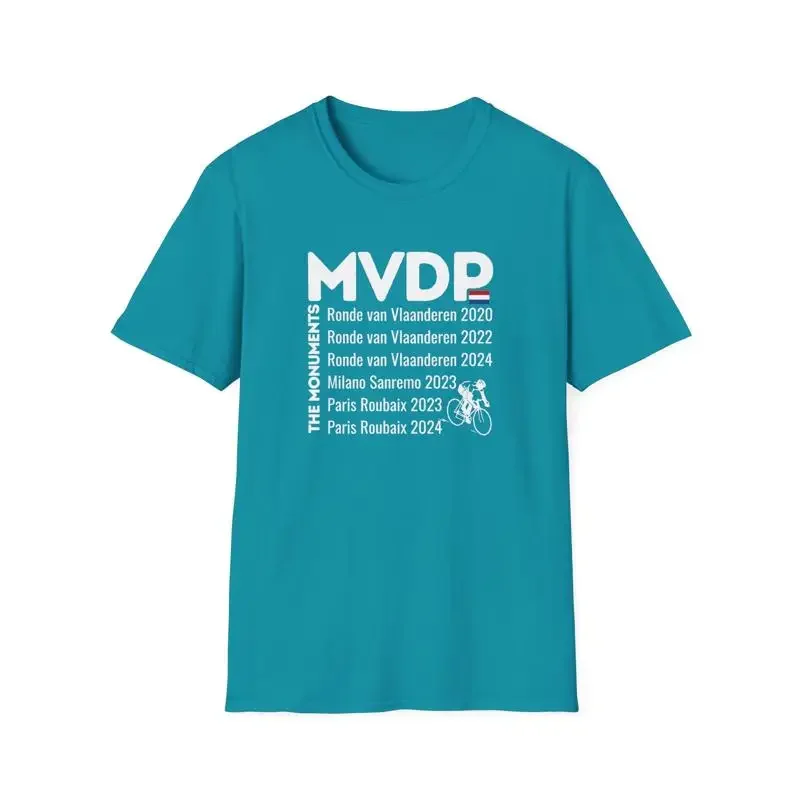 Mathieu van der Poel le mon monument classique gagnant t-shirt cyclisme victoire hommage
