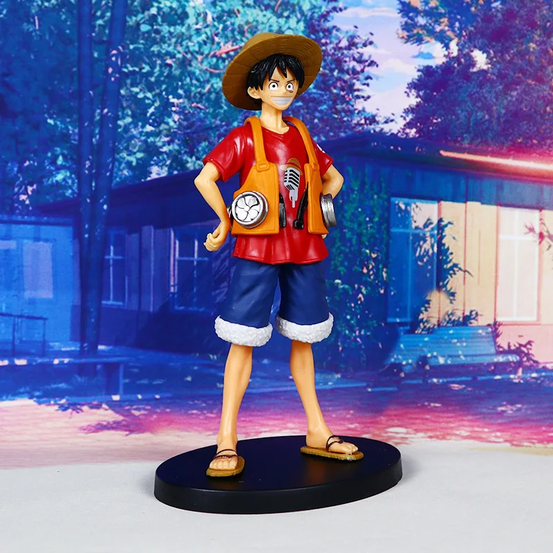 One PieceยืนPose Luffyอะนิเมะ-ตกแต่งรถสะสมรูปปั้นของขวัญสําหรับแฟนๆเดสก์ท็อปเครื่องประดับตกแต่งของเล่น