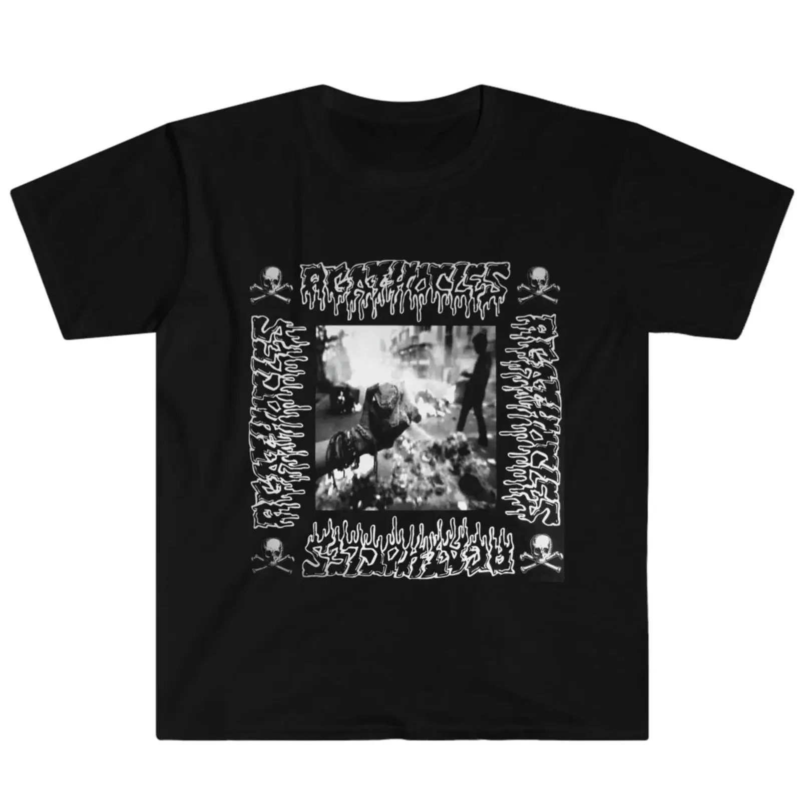 AGATHOCLES T Shirt Mincecore Grindcore Punk Crust Hardcore Thrash 80s 90s HXC vintage Washed Top For Everyday Wear Soft Stylish