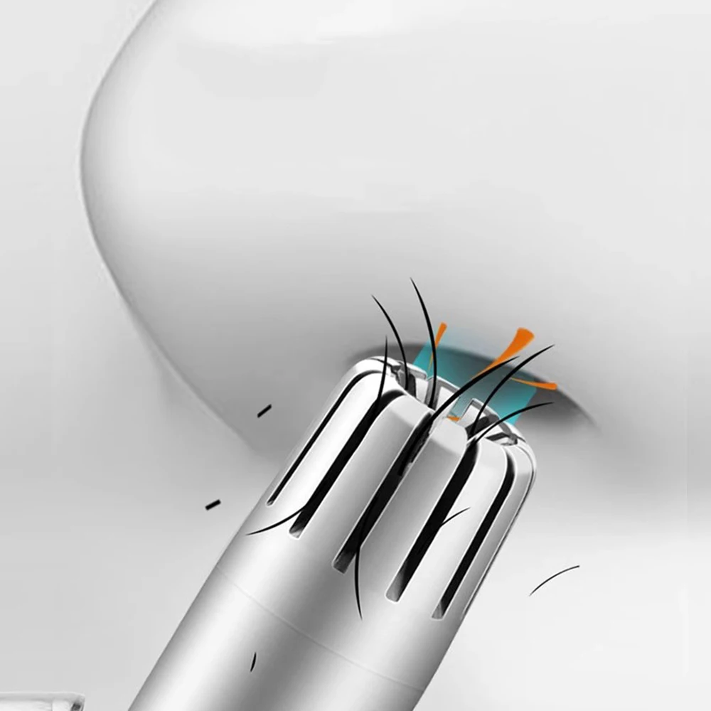 Tondeuse à poils de nez Portable en acier inoxydable pour hommes/femmes, rasoir manuel indolore mécanique, outil d'épilation lavable