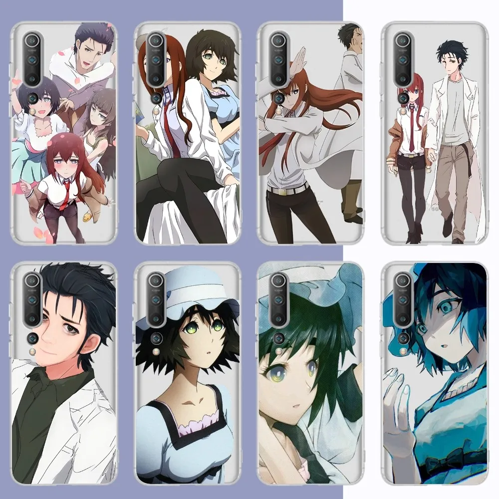 Steins Gate Phone Case For Samsung S 20 21 22 23 for Redmi Note7 8 9 10 for Huawei P20 30 40 Clear Case