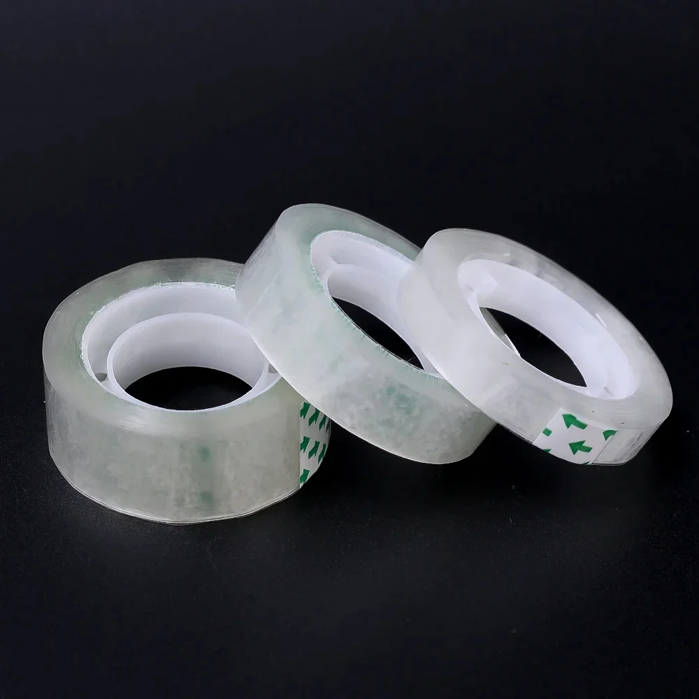 Transparent Tape 20-5 Rolls 0.8cm 1.2cm 1.8cm Clear Tape Refills for Dispenser Invisible Tape for Office Home School Supplies