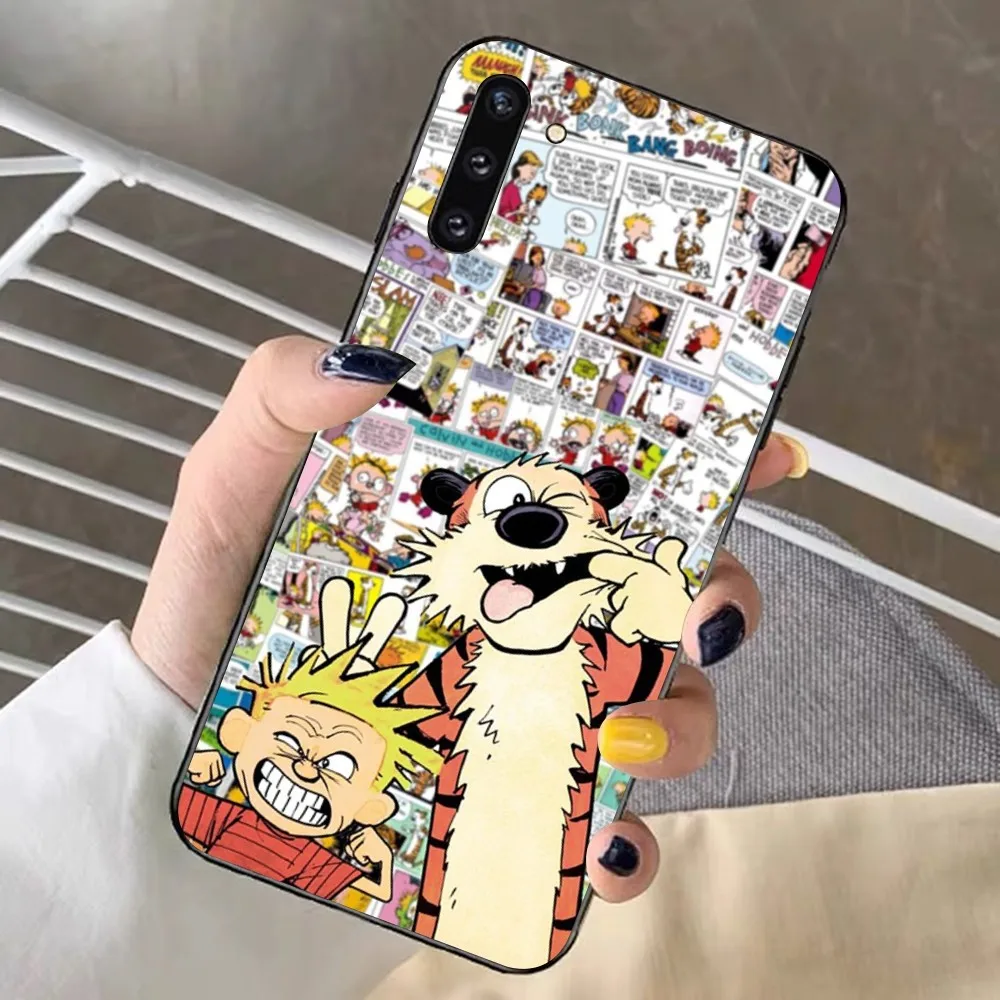 C-Calvin and H-Hobbes Mousepad For Samsung Note 8 9 10 20 pro plus lite M 10 11 20 30 21 31 51 A 21 22 42 02 03