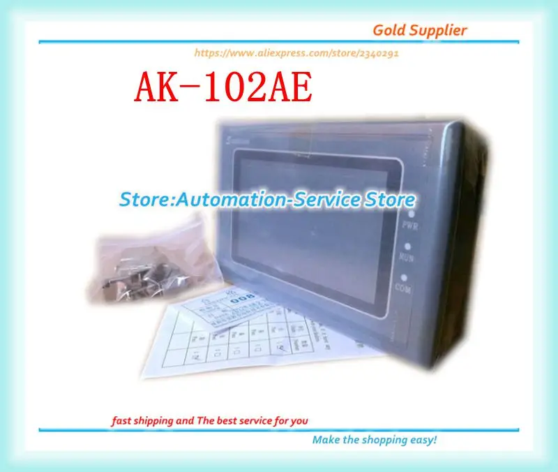 

New In Box For HMI Touch Screen Display AK-102AE 10 Inches