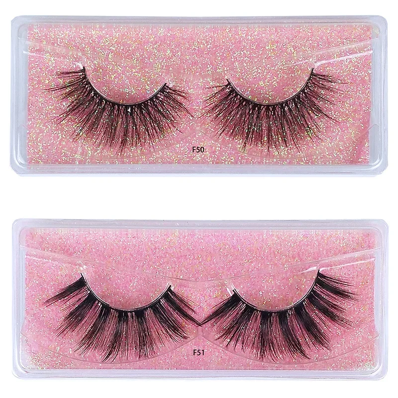 20 Paar Nepwimpers Groothandel 3d Eye Wimpers Pack Natuurlijke Valse Wimpers Make-Up Nepwimpers Bulk