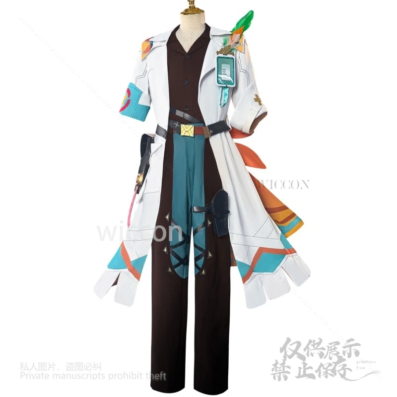 Tlalocan Doctors Ifa Cosplay Costume Anime Genshin Impact Full Set Hat Wigs Shoes Fridge Magnet Props Adult Halloween Customized