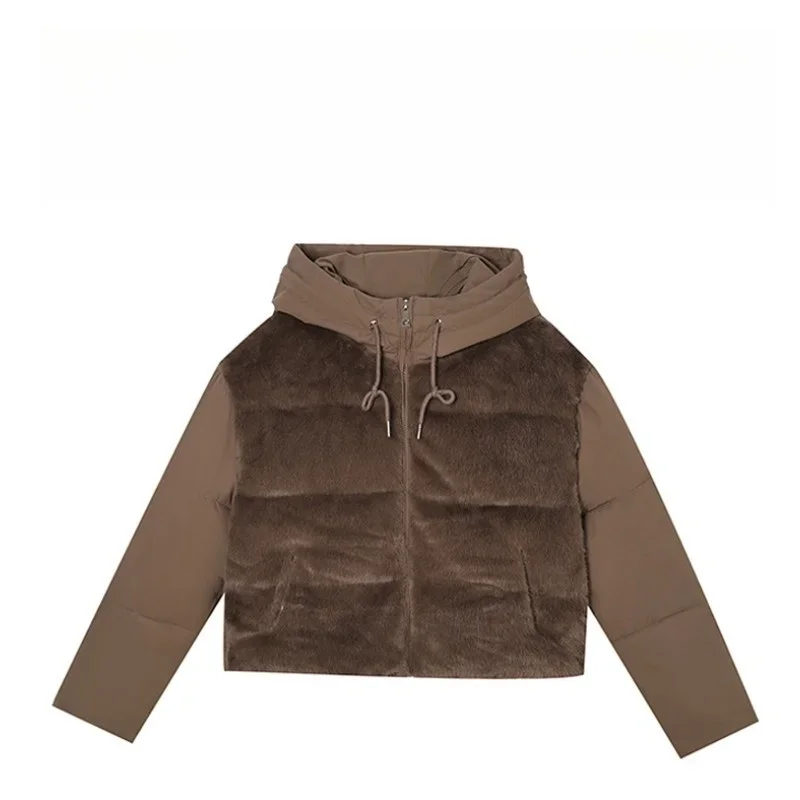 Winter Cotton Jacket 2025 New Women Hooded Down Coat Loose Warm Fashion Casual Cotton Jacket