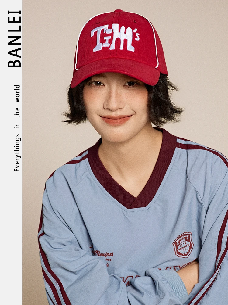 

Baseball cap female American retro new soft top couple sunshade cap male