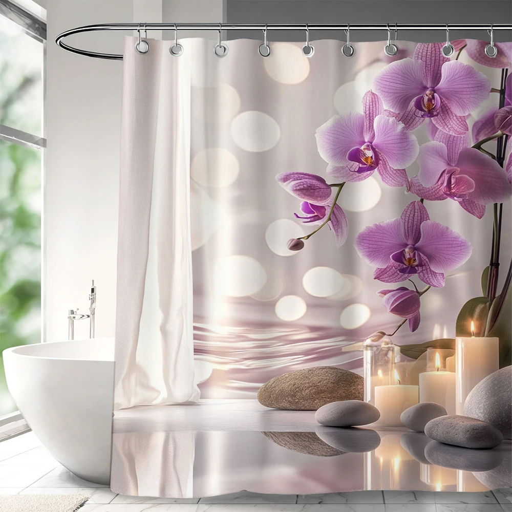 Pedras Zen e Flores, Cortina d - Spa & Wellness Paradies Braunschweig avaliação e preço