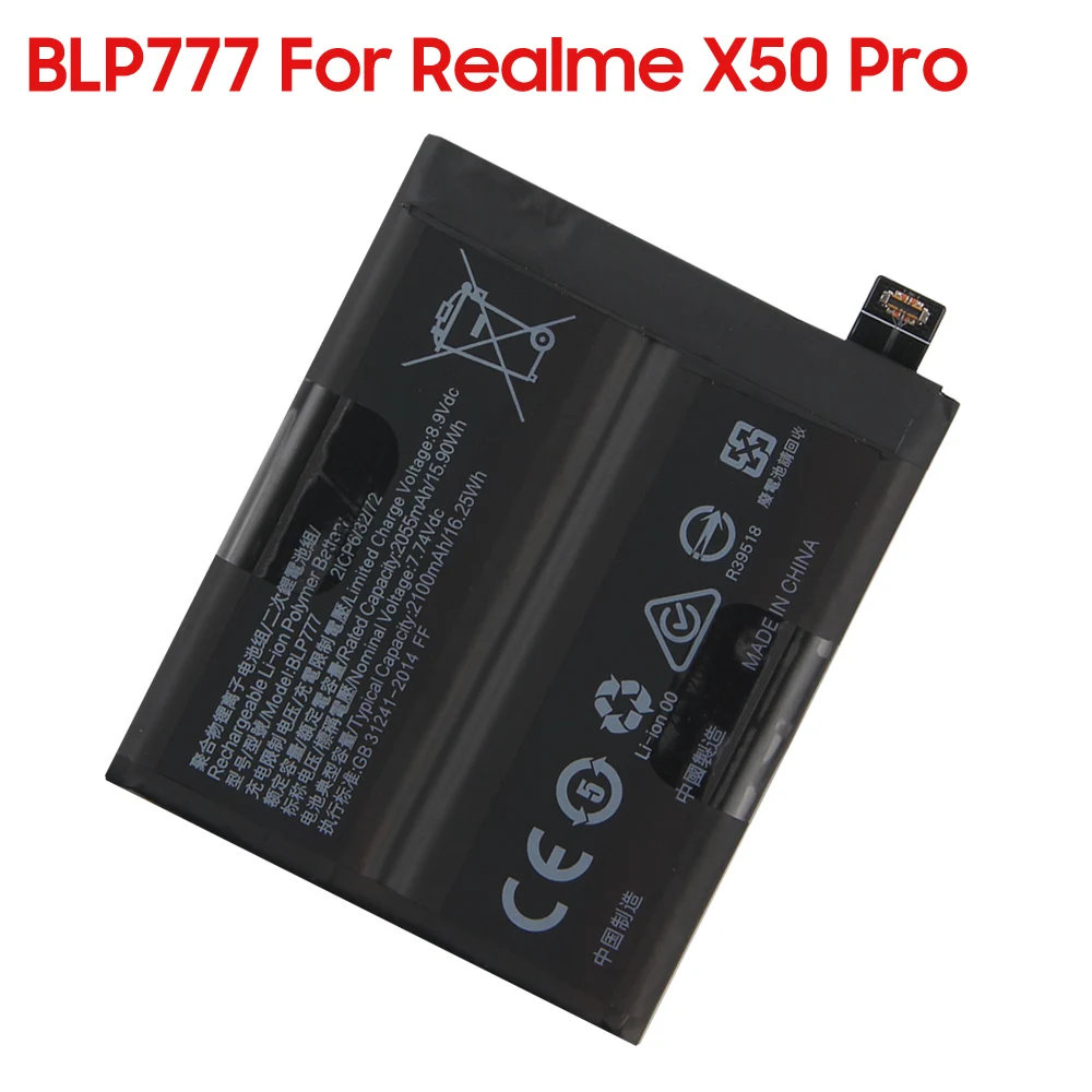 Phone Battery BLP777 For OPPO Realme X50 Pro X50Pro BLP775 For OPPO Realme X50 Realme X3 4200mAh