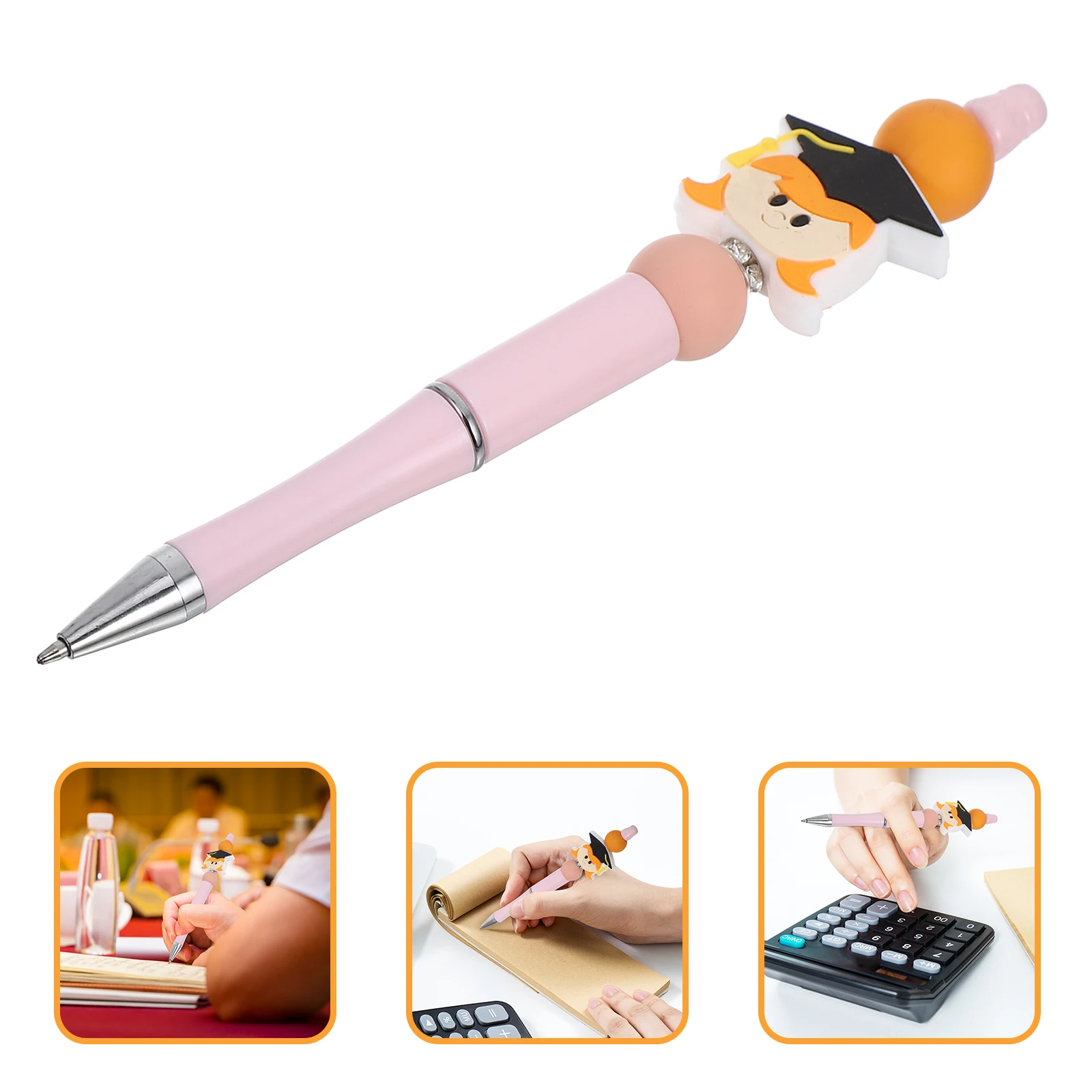 

Beaded Ballpoint Pen Student Present Graduation Day Cap Fancy for Men Advanced Man