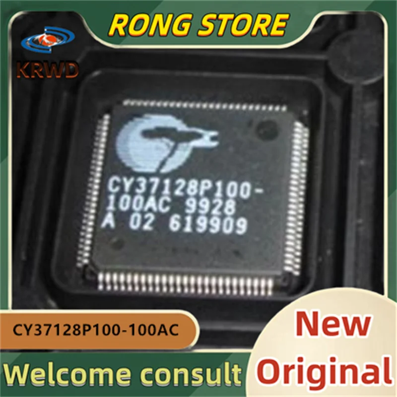 

CY37128P100-100AC New and original CY37128P100 CY37128 QFP-100