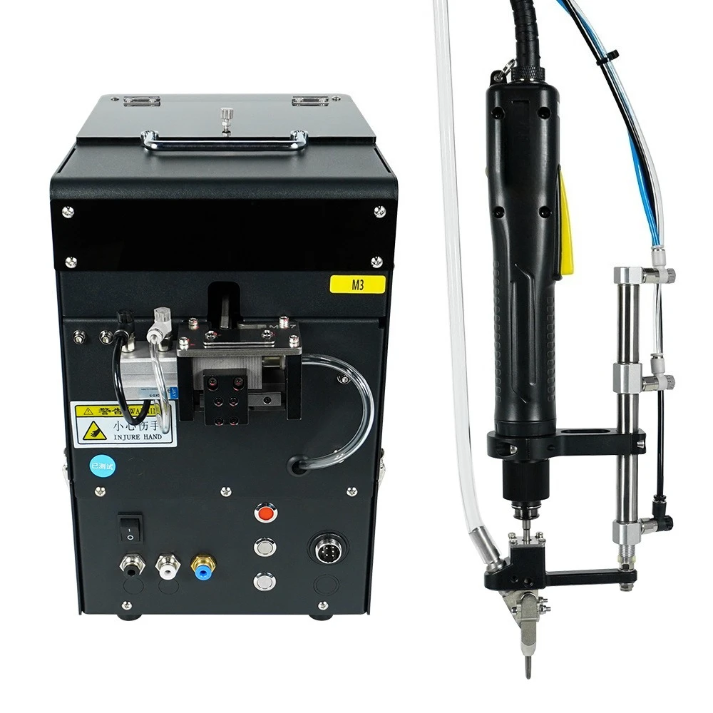 

Handheld screw machine Semi-automatic blowing and screwing stainless steel electric screw machine