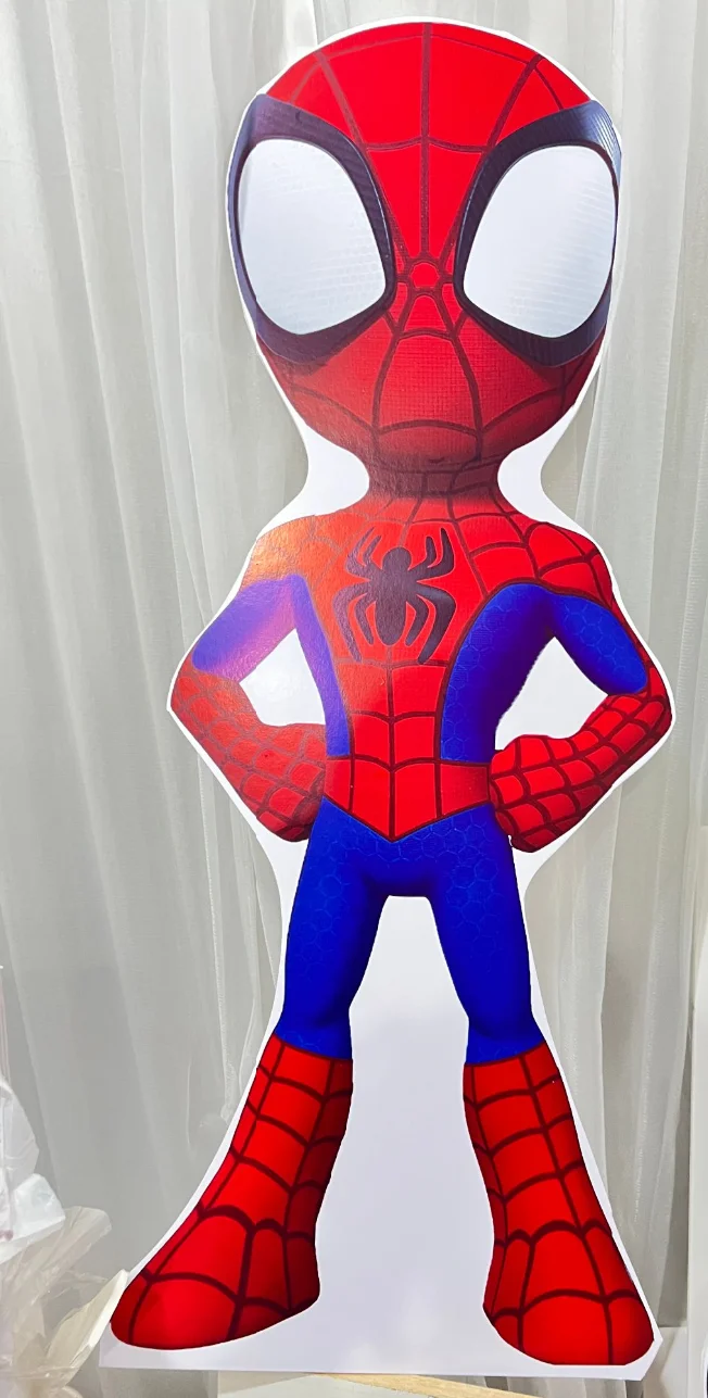 Спайди и его удивительные друзья вырезы Spidey большой декор детский душ день рождения стоячий реквизит супергерой пенопластовая доска на день рождения