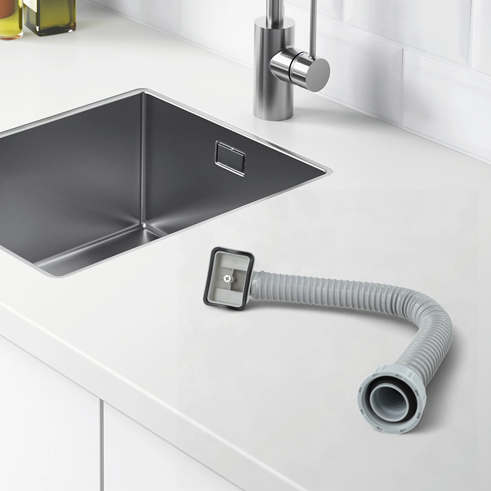 Efficient Drainage Drainage Hose for versatile Sink Compatibility Easy To Use Home Improvement Tool Prevent Water Overflow