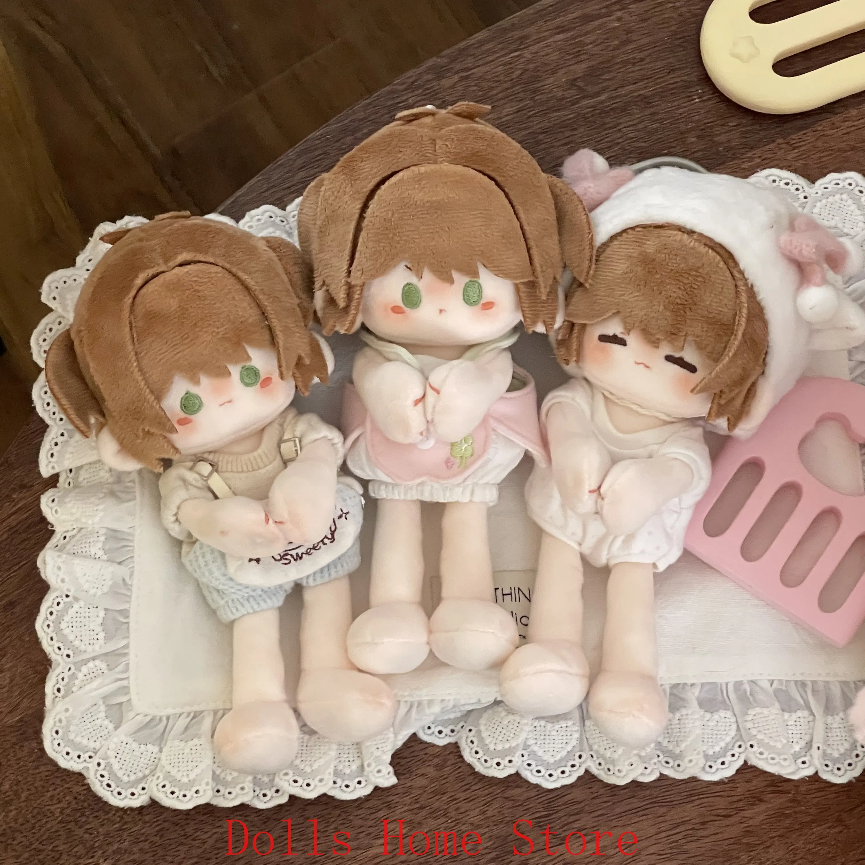 Плюшевая игрушка-фигурка Киномото Сакура (16 см) в костюме для косплея, хлопковая, для переодевания, подарок на день рождения