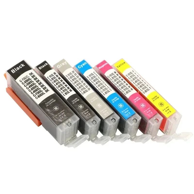 Совместимый картридж PGI-850 CLI-851 для принтера Canon PGI850 CLI851 PIXMA MG7580 IP7280 IP8780 MX728 MX928 IX6780 IX6880