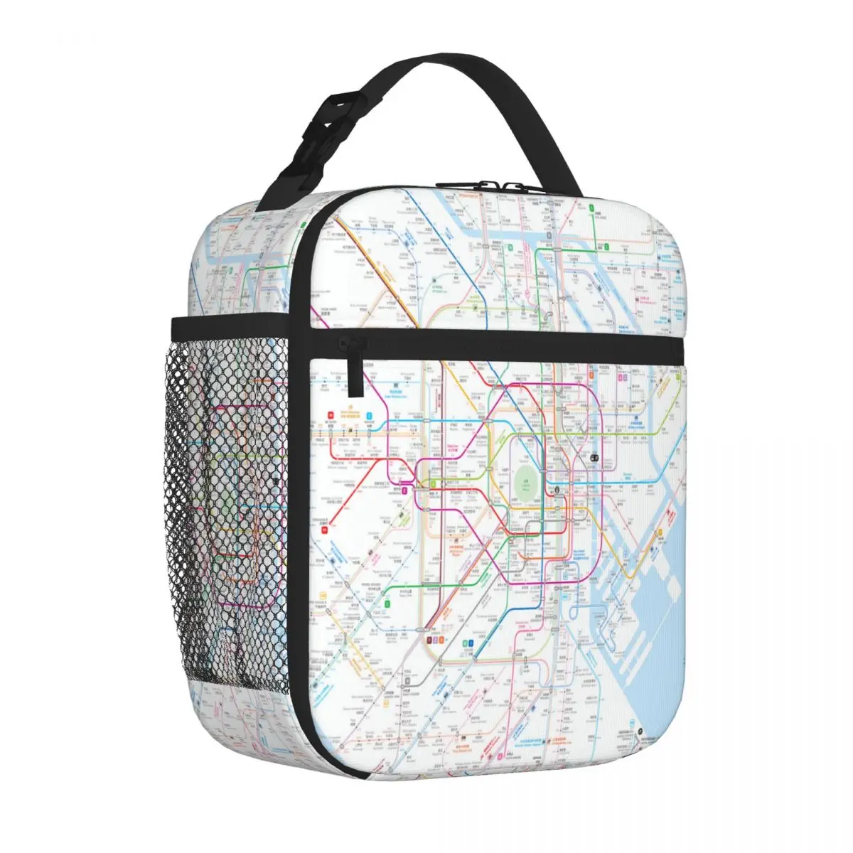 Bestselling Tokyo Metro Map Shoulder Style Reusable Lunch Bag Park Picnic Lunch Bag