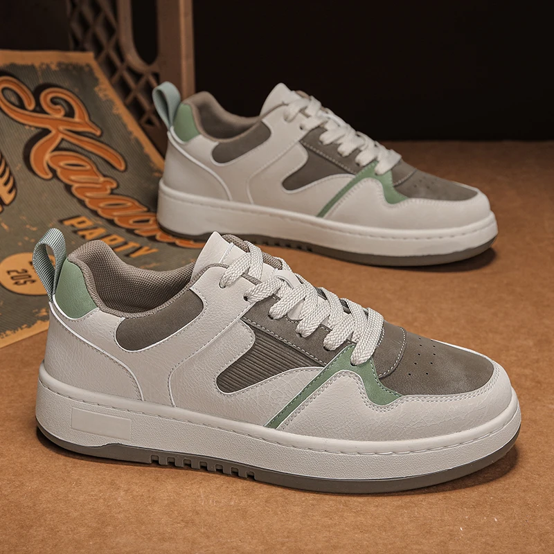 

2025 Spring New Rubber-Plastic Sole Casual Board Sneakers for Outdoor Sports - Comfortable, Soft, Slip-Resistant, Durable, and T