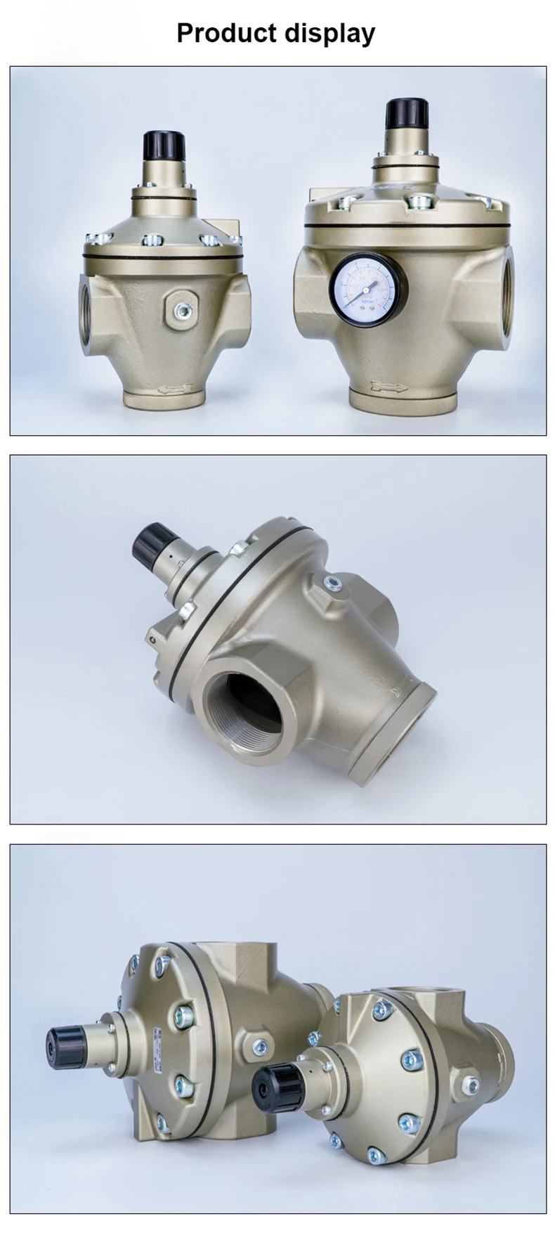 Druckminderventil der Serie AR925/935, pneumatisches Druckregelventil DN50, AR925-20 Druckluft mit großem Durchfluss – Detail 5