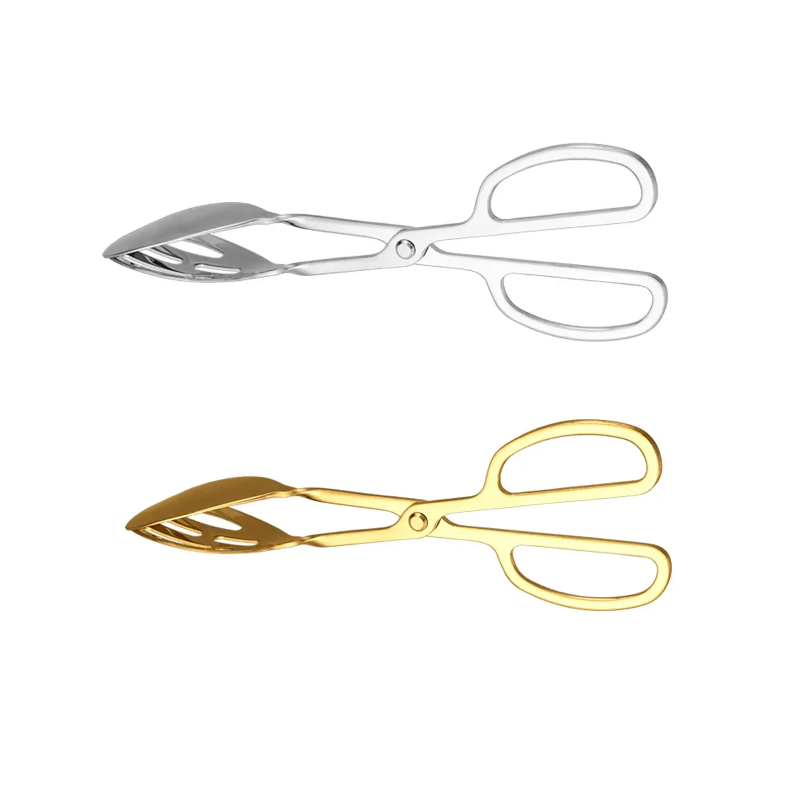 

Stainless Steel Scissors Tongs Food Clamp Heavy Duty Nonstick Scissors Design Buffet Tongs Barbecue Grilling Tongs Baking Tongs