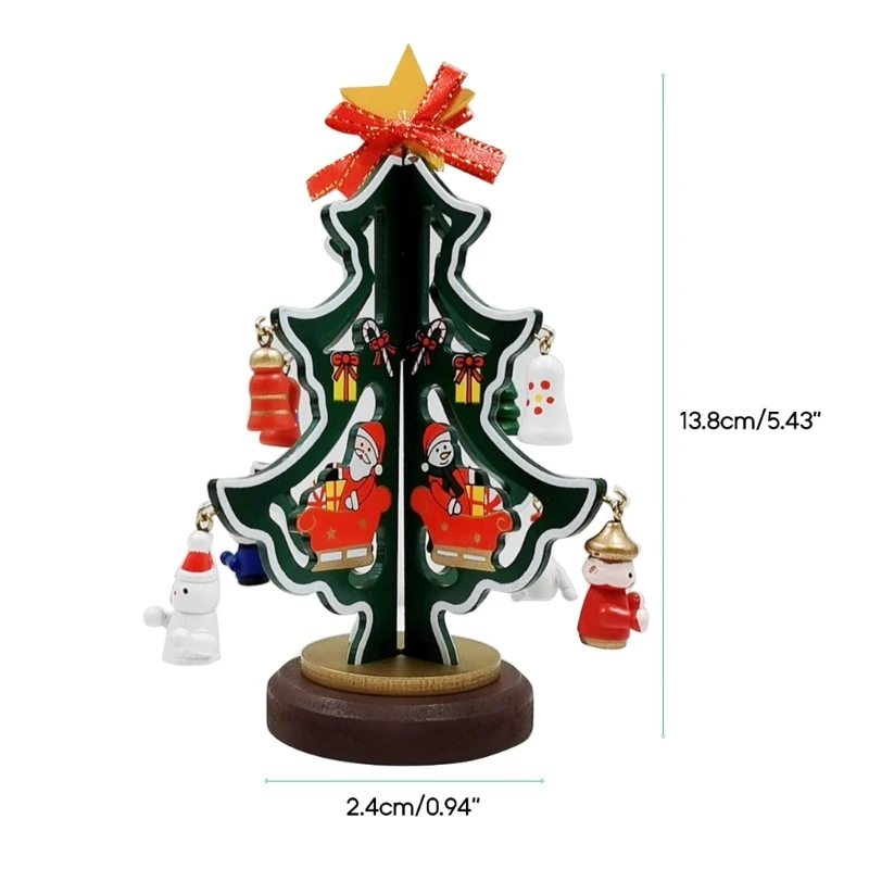 Houten Kerstboom Sculptuur Perfect Cadeau En Decoratief Stuk Voor Kerstvieringen Vakantie Decoratie