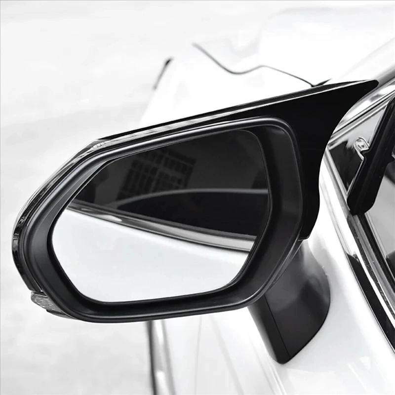 1 Pair Black ABS Side Rearview Mirror Cover Shell Trim For Toyota Camry 8th XV70 2018-2023 Exterior Modification Accessories