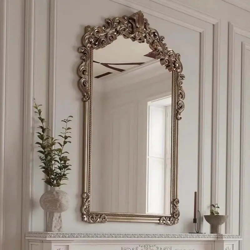 

Girls Bedroom Mirror Wall Modern Vanity Men Luxury Funky Bathroom Hanging Mirror Xenomorph Espelhos Living Room Decorations