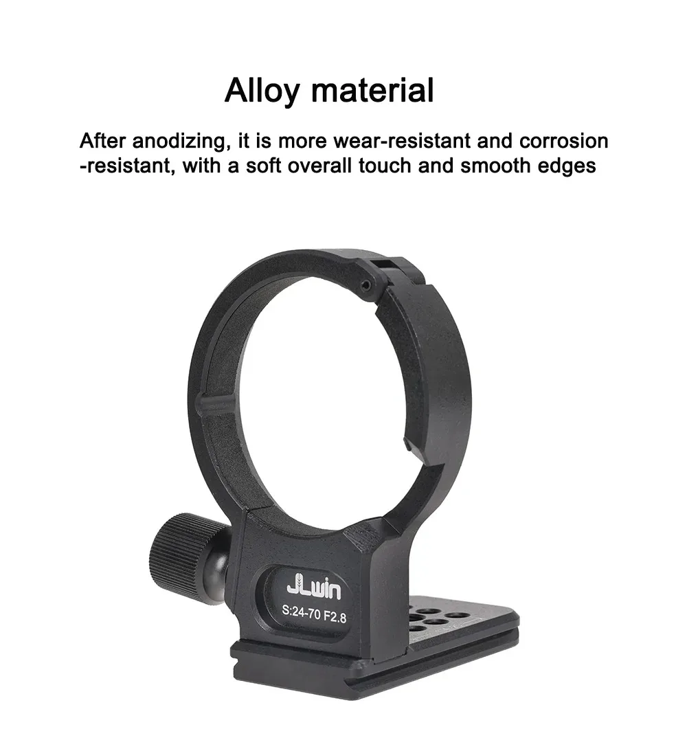 FOTGA عدسة ترايبود جبل الدائري ل سيجما 24-70 مللي متر F2.8 DG ND I/II لسوني E-port عدسة ملصق مائي الجلد 24-70 F2.8 ترايبود حلقة محول
