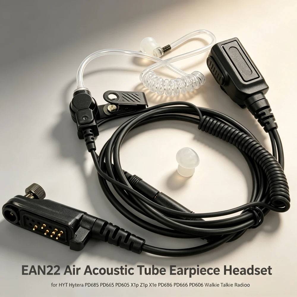 Air Tube Earpiece Headset For Hytera PD682 PD662 PD602 PD608 PD685 X1p Z1p X1e PD680 PD605 PD600 PD688 Walkie Talkie Earphone