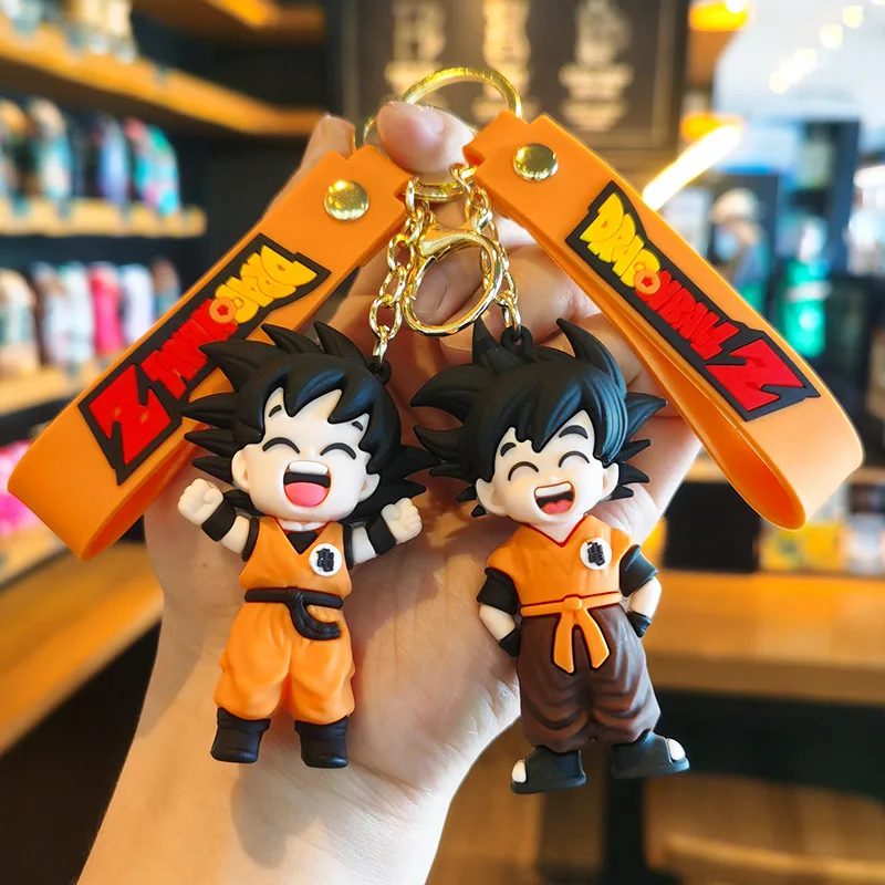 

3rd Generation Dragon Ball Goku Keychain Cartoon Cute Gift Present Loong Boat Festival Claw Machine Cute Personalized Gifts Y2k