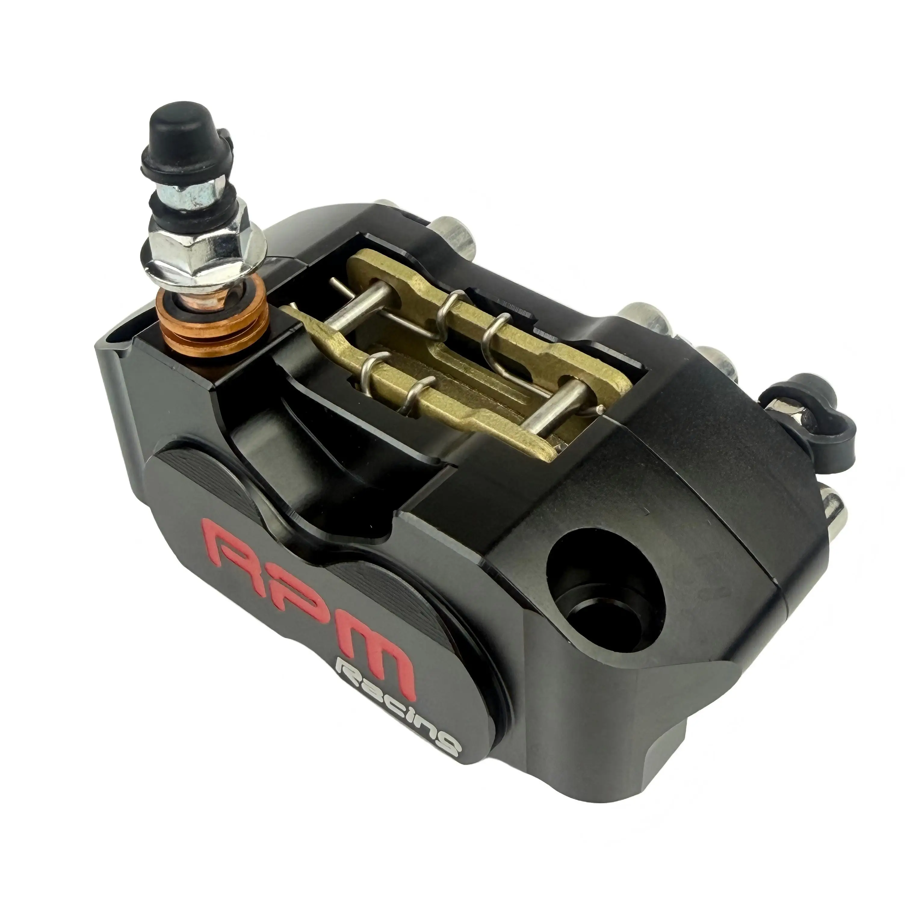 82mm 4 Piston Brake Caliper Master Cylinder for Vespa Mountain Radial Adaptation Disc Brake for Motorcycle Scooter