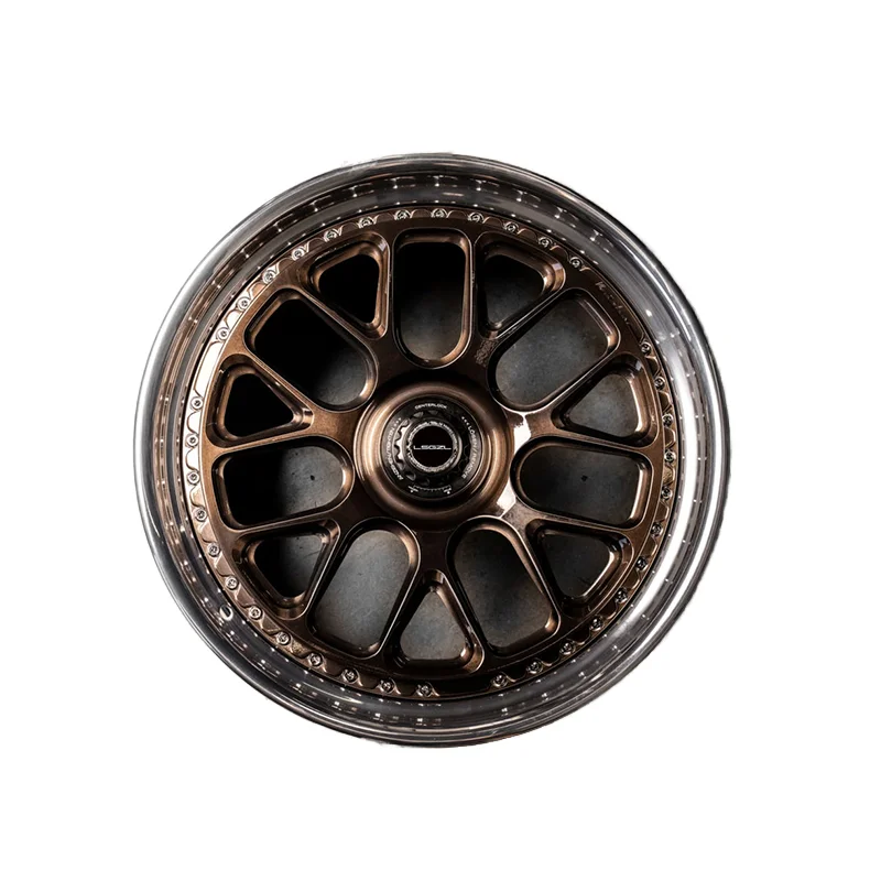 

New Luxury Custom Forged 20" Carbon Fibre Mesh Design Deep Dish Racing Wheel Rim 40mm ET PCD 120MM Universal Fitment