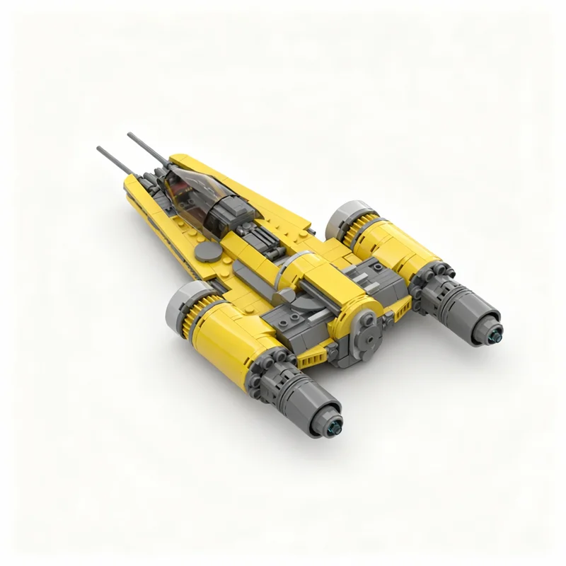 407pcs MOC DF 11 Scourge Outlaws Pirate Starfighter Star Battle Model Building Blocks Creative Display 3D Idea Art Assemble