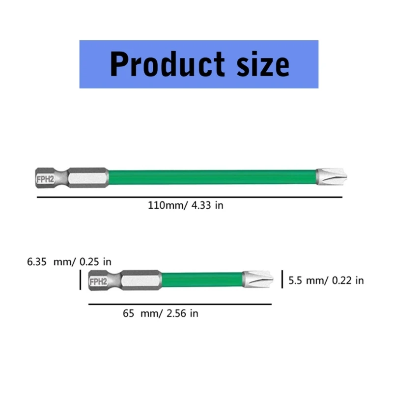 Improved Grip Crossheads Screwdriver Bit Steel Crossheads Bit With Protective Insulation For Electricians