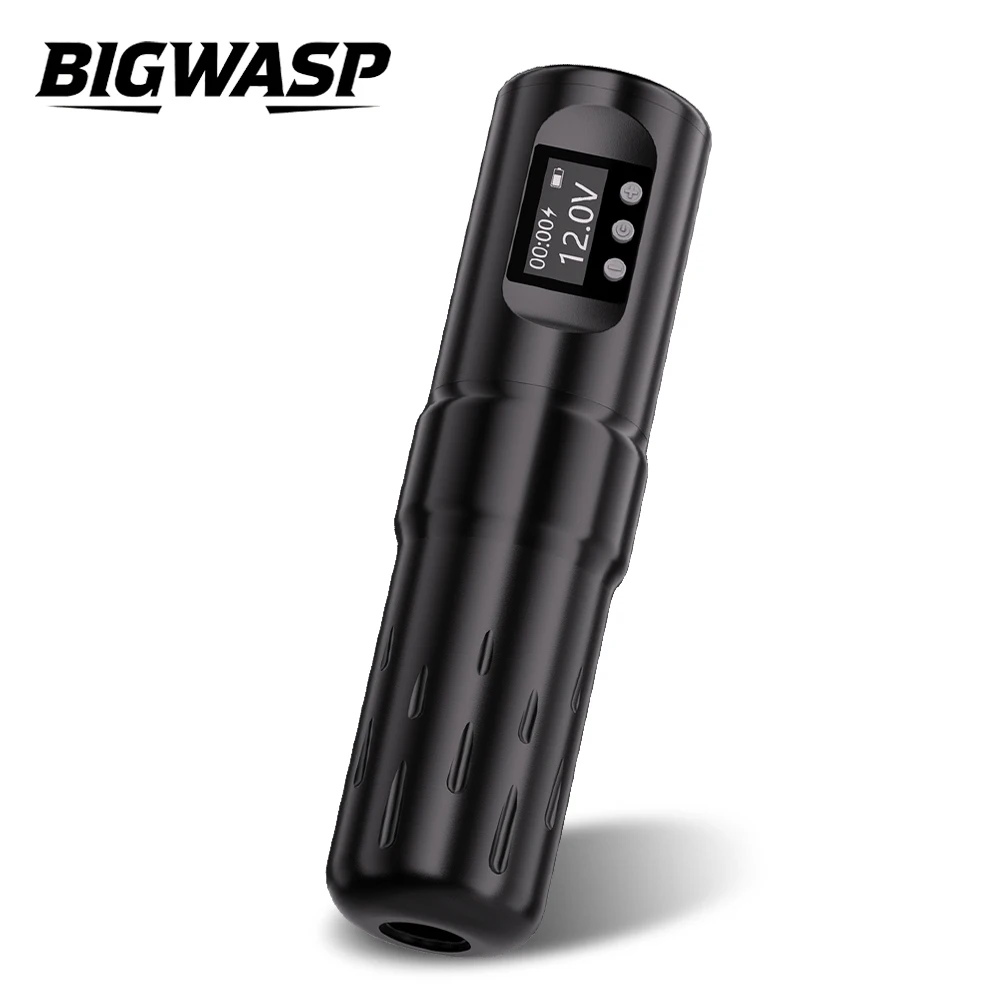 

BIGWASP Wireless Tattoo Pen Machine Professional Rotary Tattoo Machine Pen 1800mAh Wireless Battery Tattoo Machine For Beginner