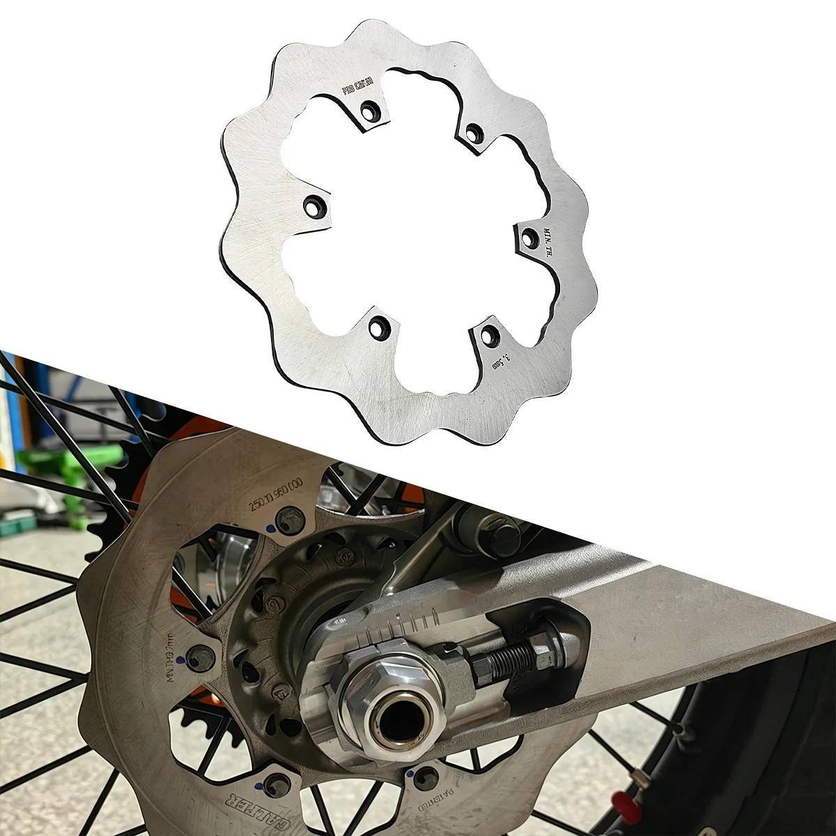 

​For Husqvarna 125-501 FE/TE/FC/TC/TX/FX 2014-2023 For GasGas ​EX / EC / MC Motorcycle 260MM 220MM Front Rear Brake Disc Rotor