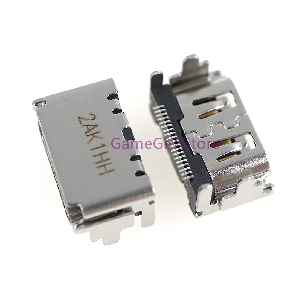 2pcs Replacement For Nintendo Switch OLED TV HDMI-compatible Port Socket Interface HD Tail Plug Game Accessories