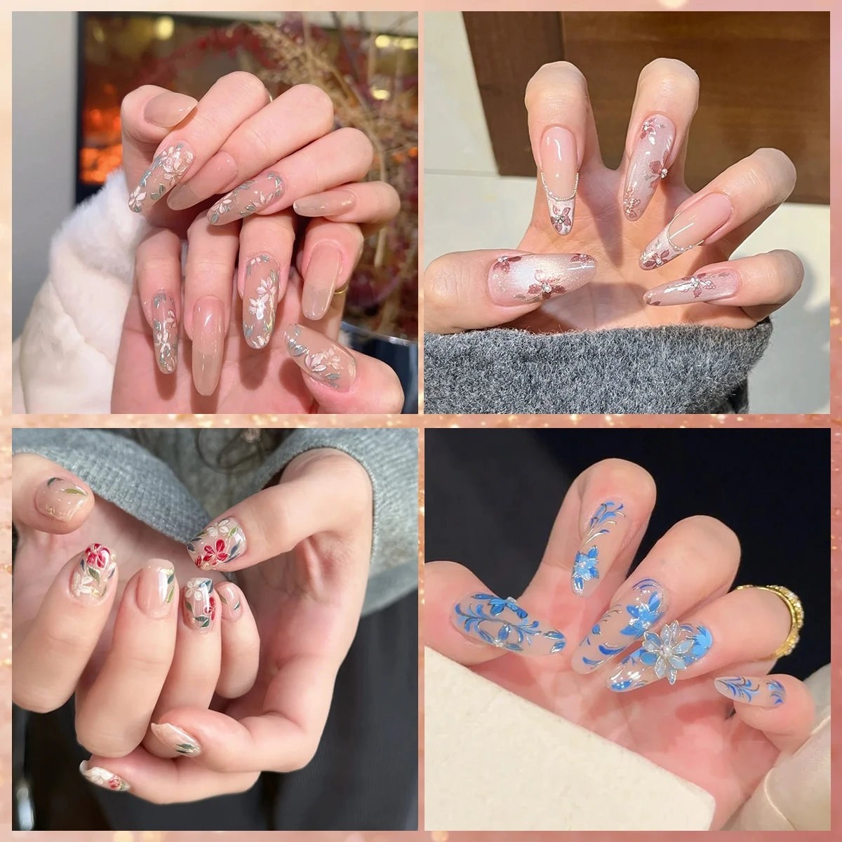 3/6/12 Vellen 5D Bloemen Nail - Nail Art Quotes recensie en prijs